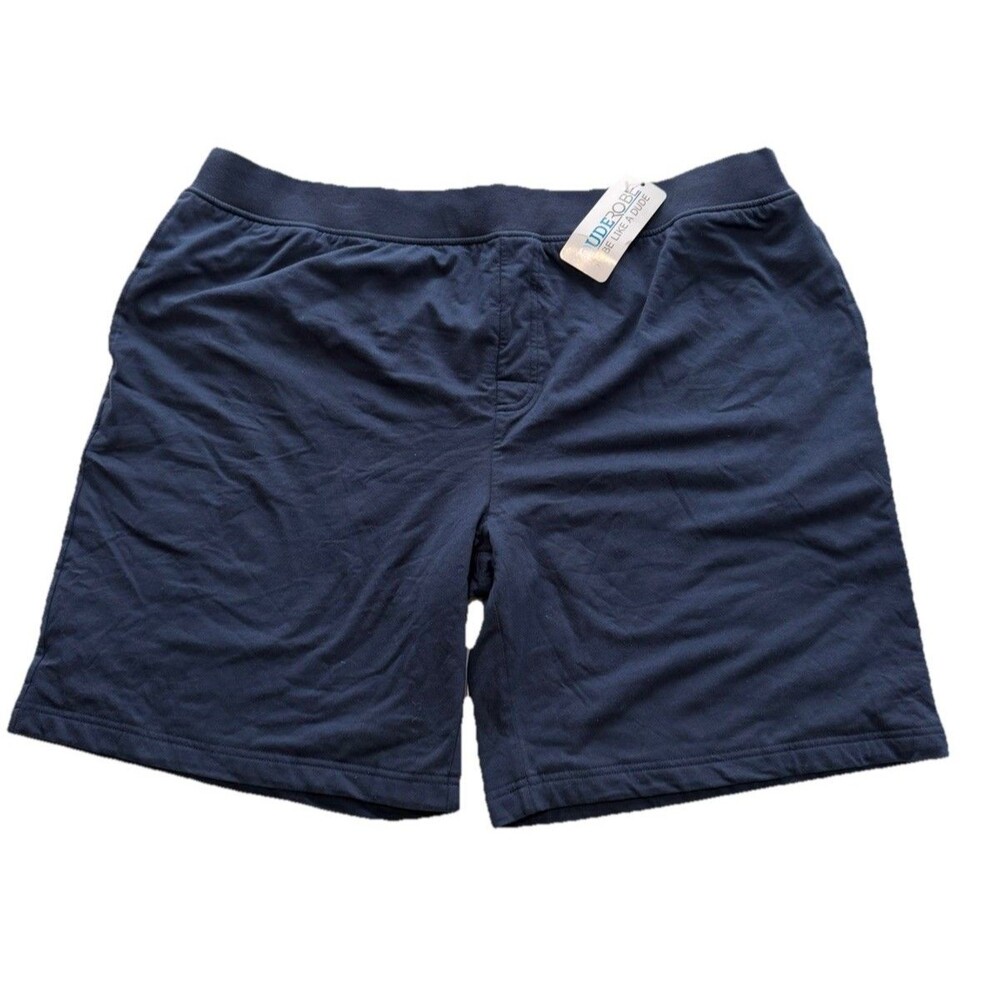 Dude Robe Shorts 2XL/3XL Men’s Navy Blue Drawstring Comfort NWT New